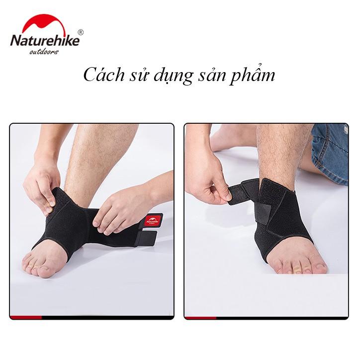 Băng quấn bảo vệ cổ chân leo núi, chạy bộ, tập thể thao du lịch dã ngoại Naturehike HH05A002-B 