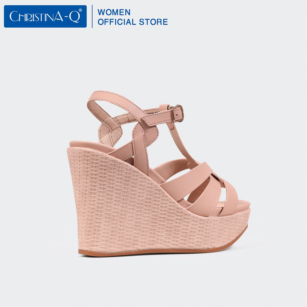 Giày Sandals Nữ Đế Xuồng ChristinA-Q XDX124