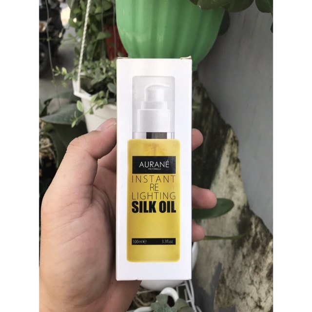 Serum tinh dầu bóng tóc Olive Instant Re Lighting Silk Oil Aurane 100ml