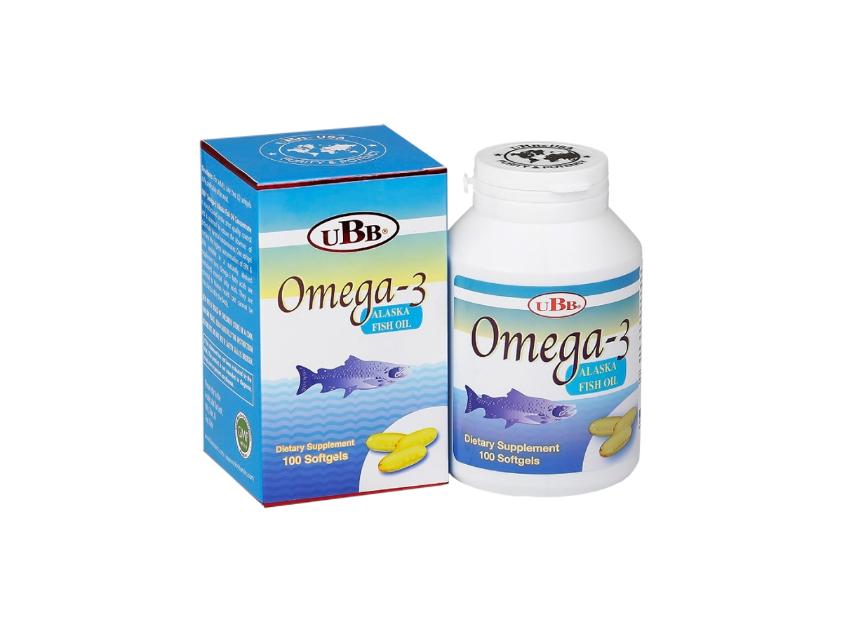 UBB Omega 3 - Viên dầu cá Mỹ - Hộp 100 viên