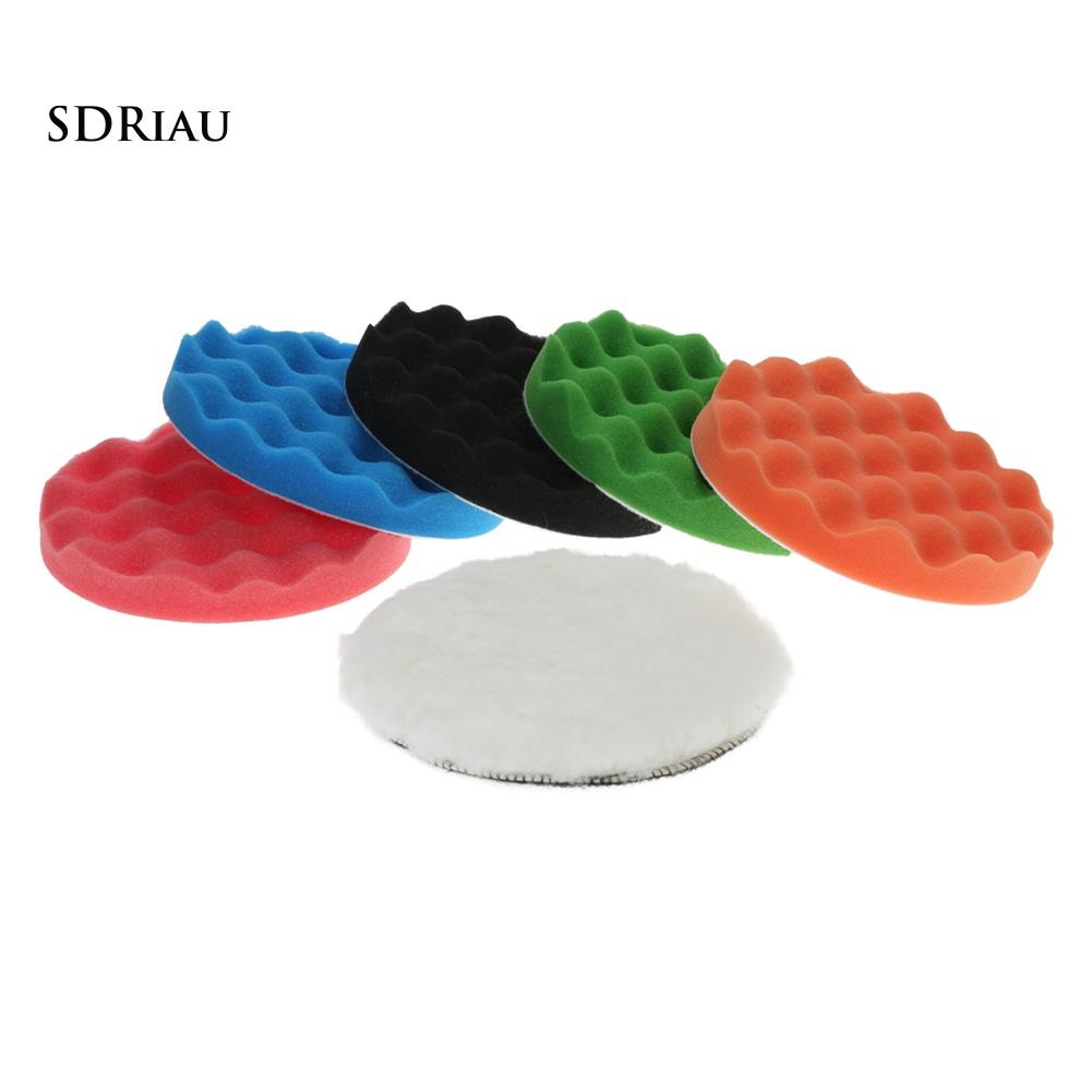 Set 7 Miếng Xốp Đánh Bóng Xe Hơi 180mm