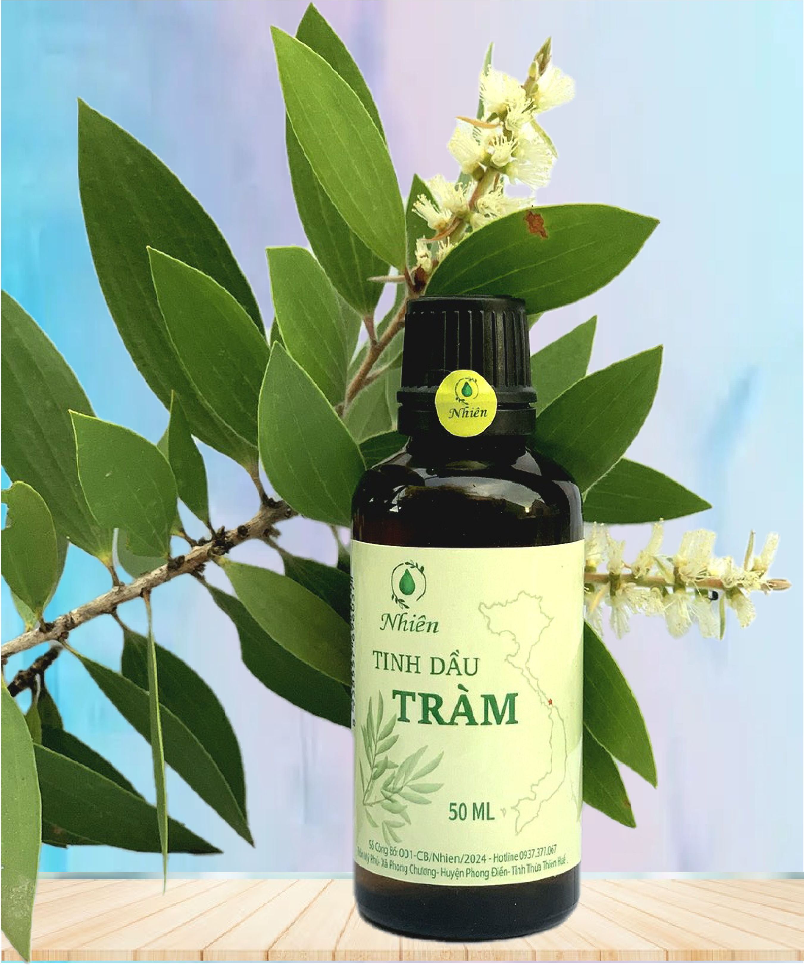 Tinh dầu tràm Nhiên 50ml Tinh dầu tràm Huế dùng cho trẻ sơ sinh