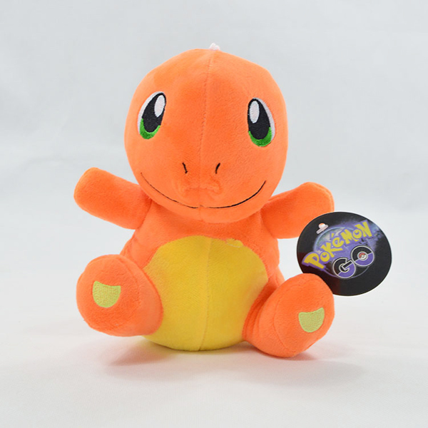 Gấu bông pokemon charmander - Khủng long lửa ngồi (25 cm) gb71 (Màu Cam)