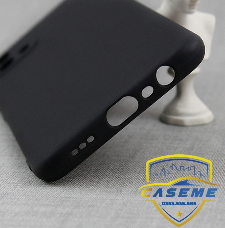 Ốp lưng dành cho OPPO A16K silicon dẻo màu đen bảo vệ camera chống sốc cao cấp