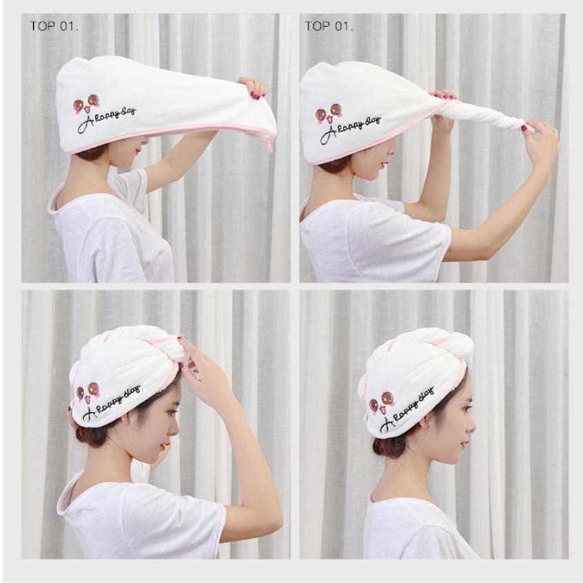 KHĂN Ủ TÓC LÀM KHÔ SIÊU TỐC