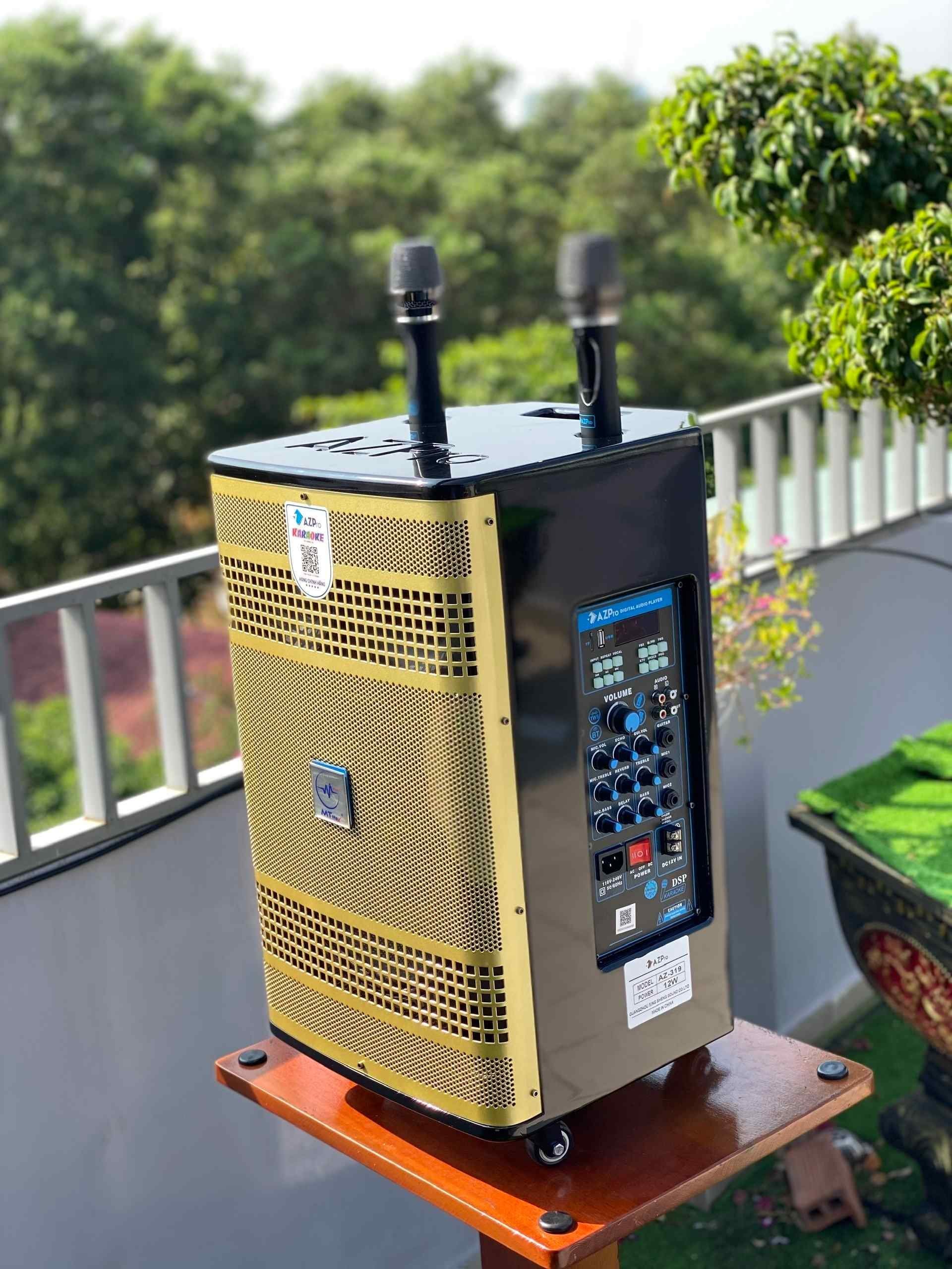 Loa Kéo Di Động Az319 - Loa Karaoke Thế Hệ Mới, Công Suất Lớn 280W, Bass Căng 3 Tấc, Âm Thanh Cực Mạnh, Sôi Động Hàng Chính Hãng