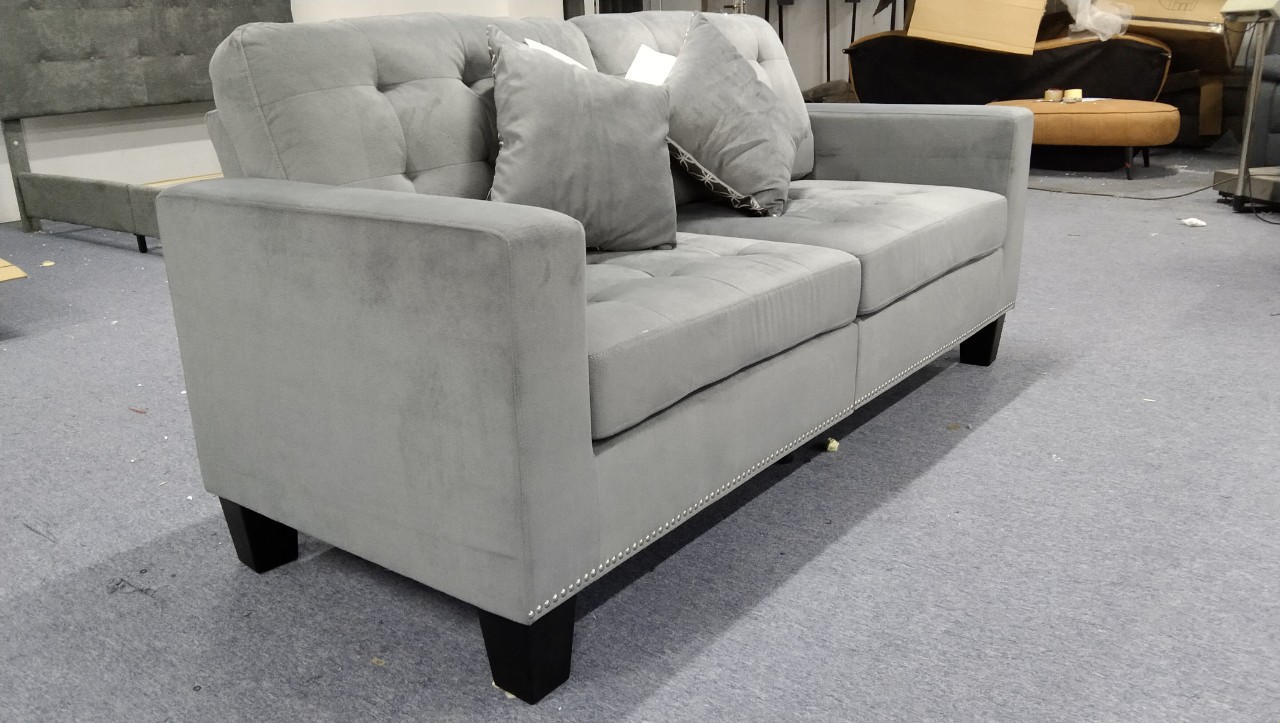 Sofa chung cư Rivado của Juno Sofa kiểu châu âu (xám)