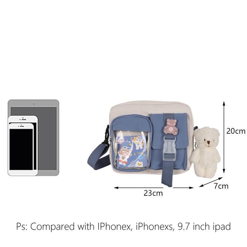 Dễ Thương Series Kawaii Ita Túi Đeo Chéo Nhật Bản Cho Bé Gái Mini Ita Túi Nhật Bản Sinh Viên Phong Cách Học Rõ Ràng Bỏ Túi h208