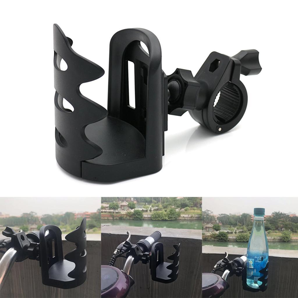 3Pcs Adjustable Motorcycle Handlebar Can Drink Bottle Cup Holder Mount