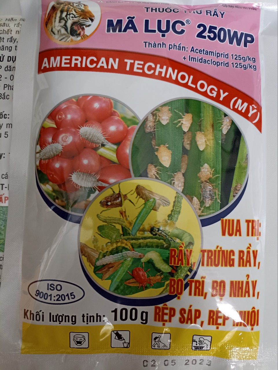 Sản phẩm trừ rệp sáp MÃ LỤC 250WP - gói 100 gram