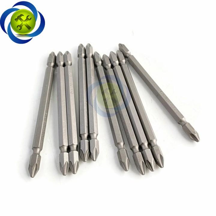 Mũi vặn vít 2 đầu PH2 Suretorq 1674-0302 PL màu xám dài 110mm