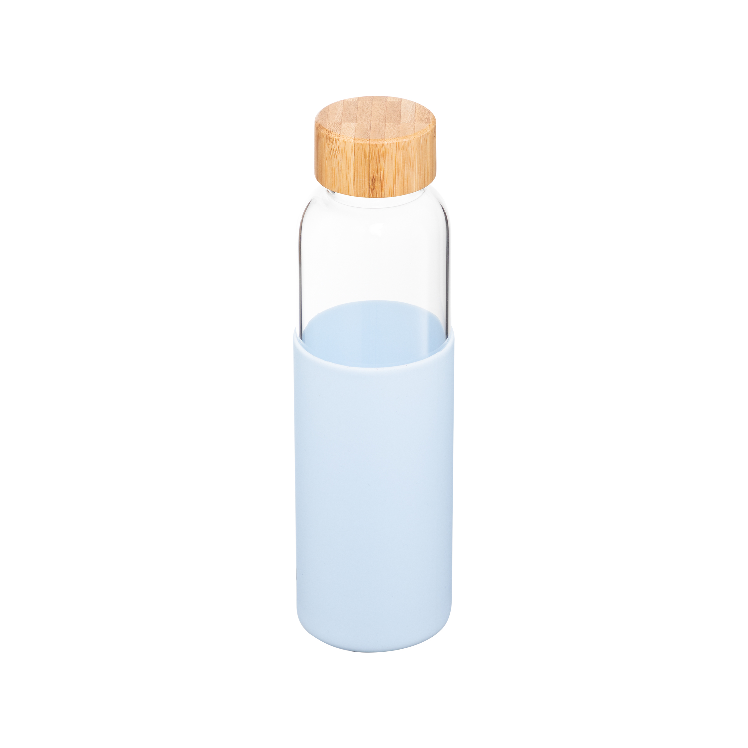 Bình nước thuỷ tinh bọc silicon Inochi - Nikko 550 ml