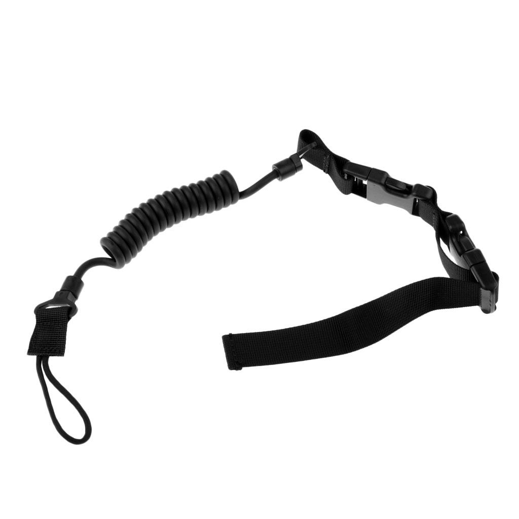 Outdoor Multi-functional Hunting Stainless Steel Spring Lanyard Safety Rope & Keys Flexibility Anti-lost
