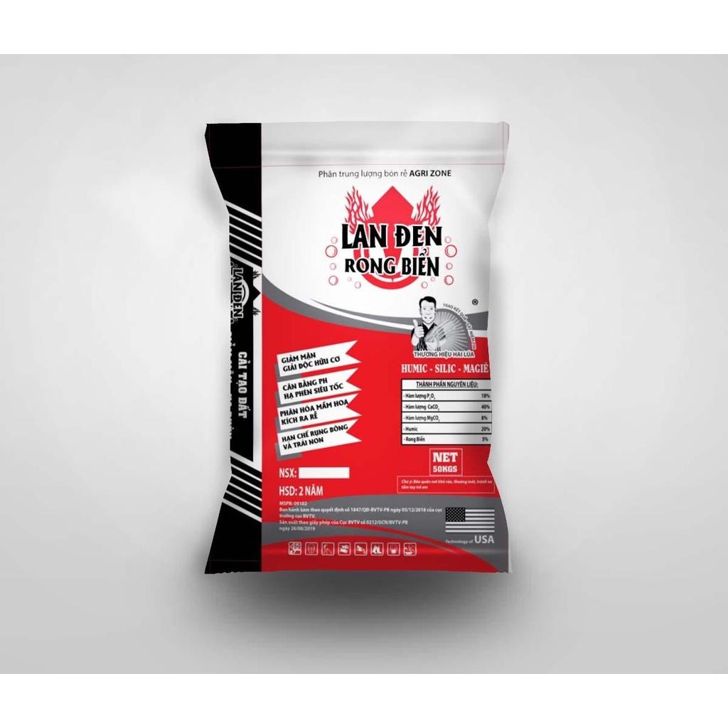 Phân Lân Đen Rong Biển - Giải độc hữu cơ, hạ phèn, cân bằng PH, kích rễ (1 kg)