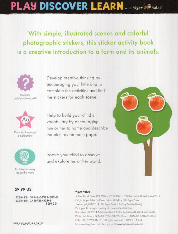 Sách ngoại văn: Farm Sticker Activities