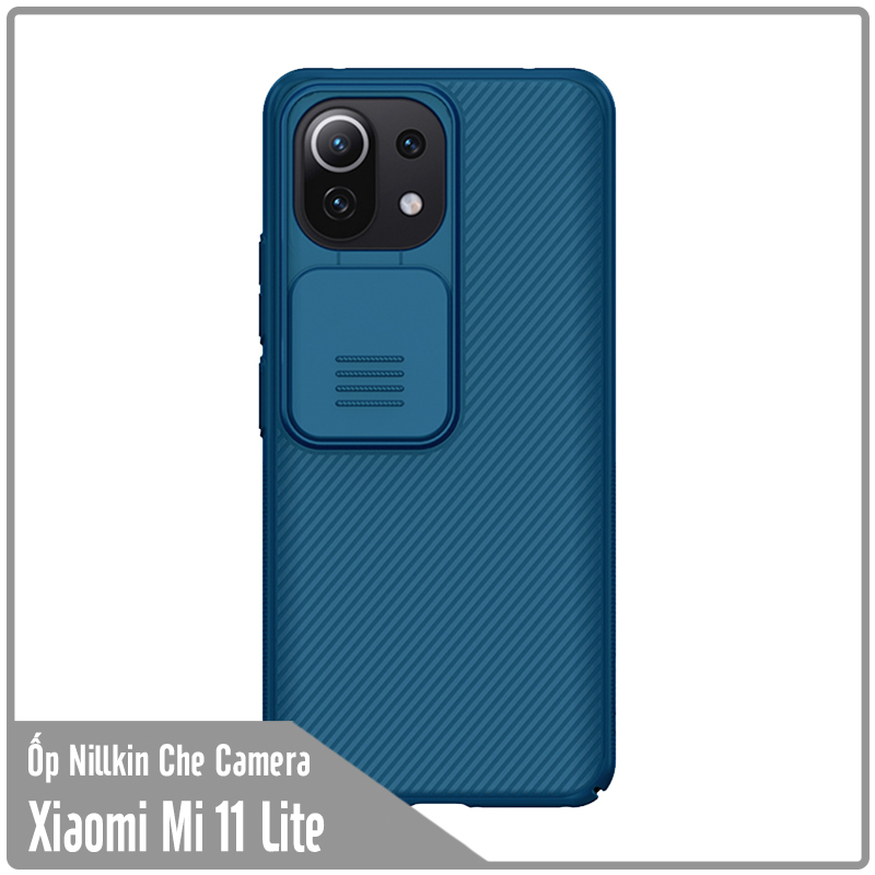 Ốp lưng cho Xiaomi Mi 11 Lite Nillkin CamShield che camera - Hàng Nhập Khẩu