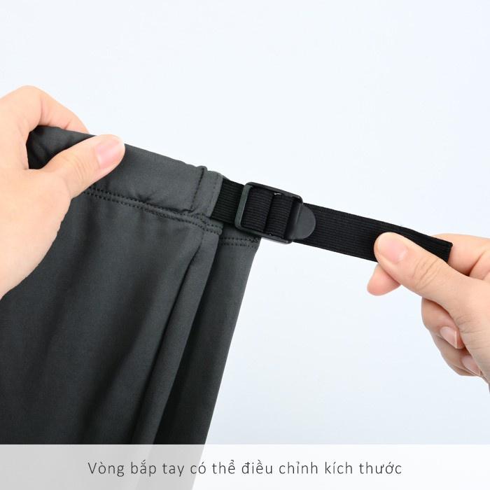 Áo khoác chống nắng nam UV100 AA20004 - Chỉ số UPF50+, Công nghệ vải thoáng mát, Tay áo có thể tháo rời
