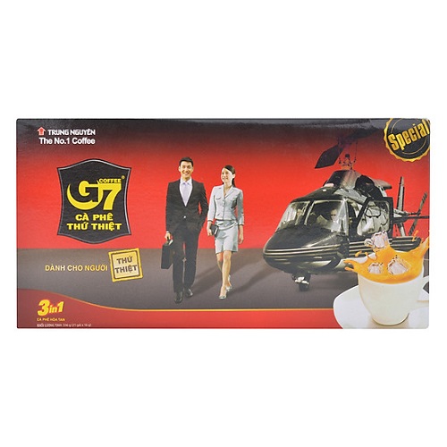 Combo 2 hộp cafe sữa G7 3in1 Trung Nguyên ( 21 gói / hộp )