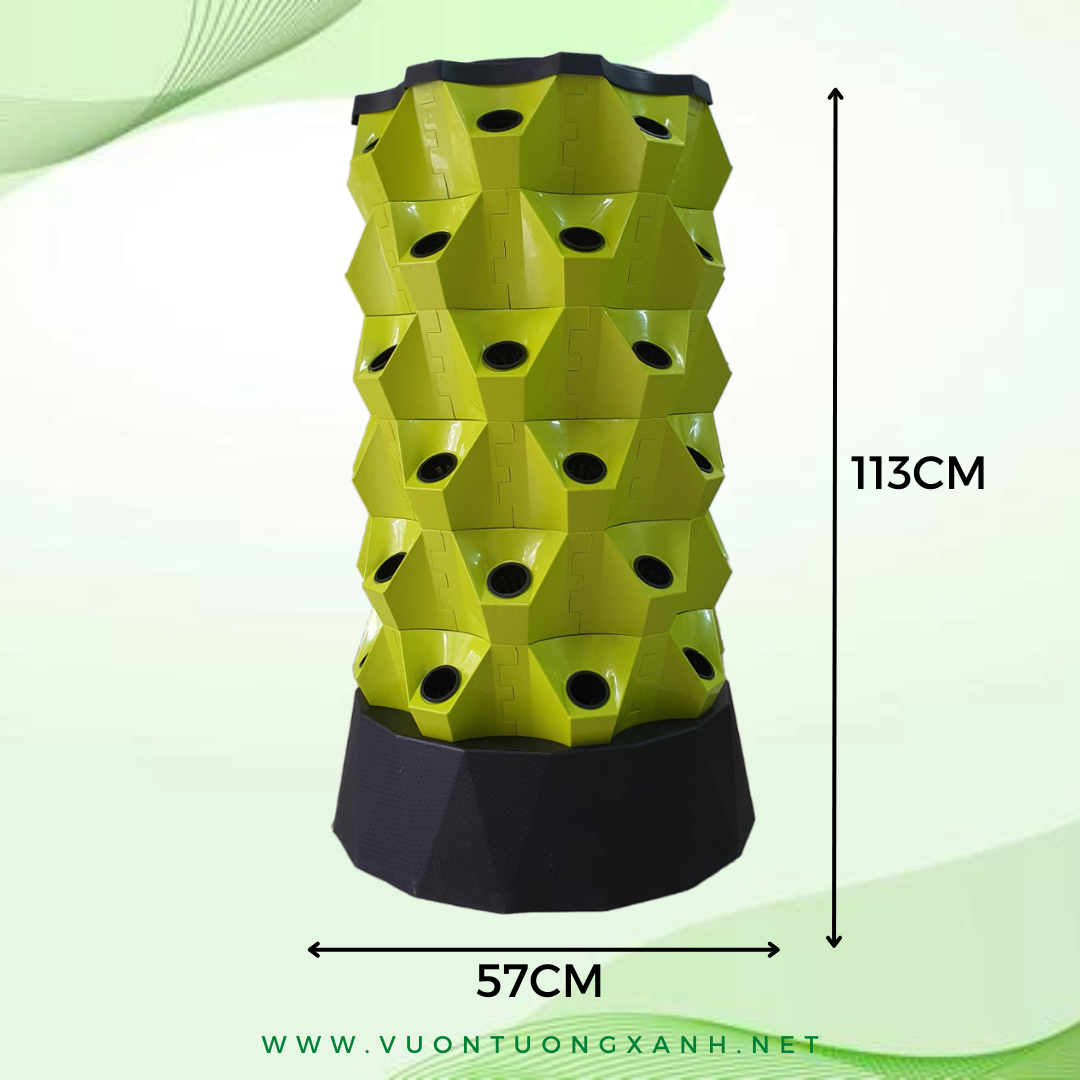 THÁP TRỒNG RAU THỦY CANH THÔNG MINH GREEN KONOHA - 6 TẦNG