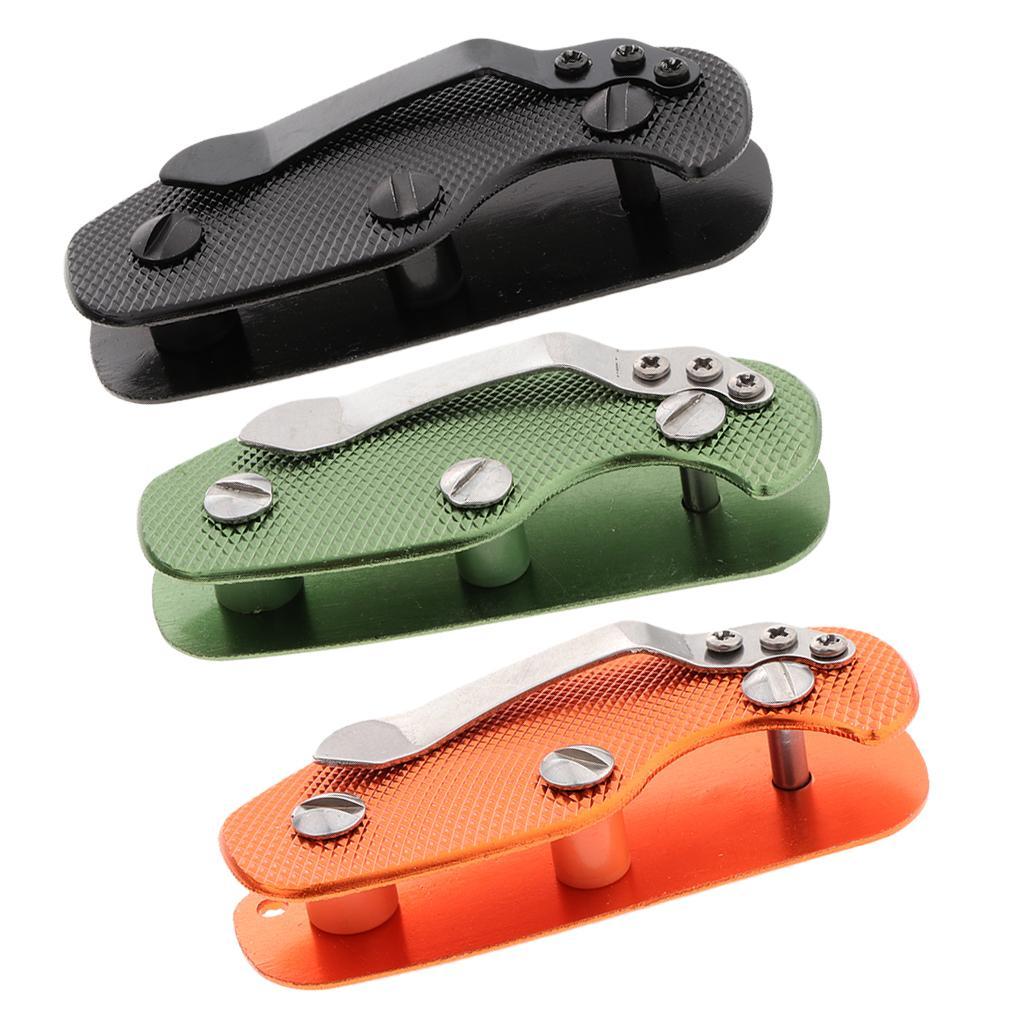 Outdoor Aluminium Alloy Key Holder Clip Carrier with Back Clip Hanging