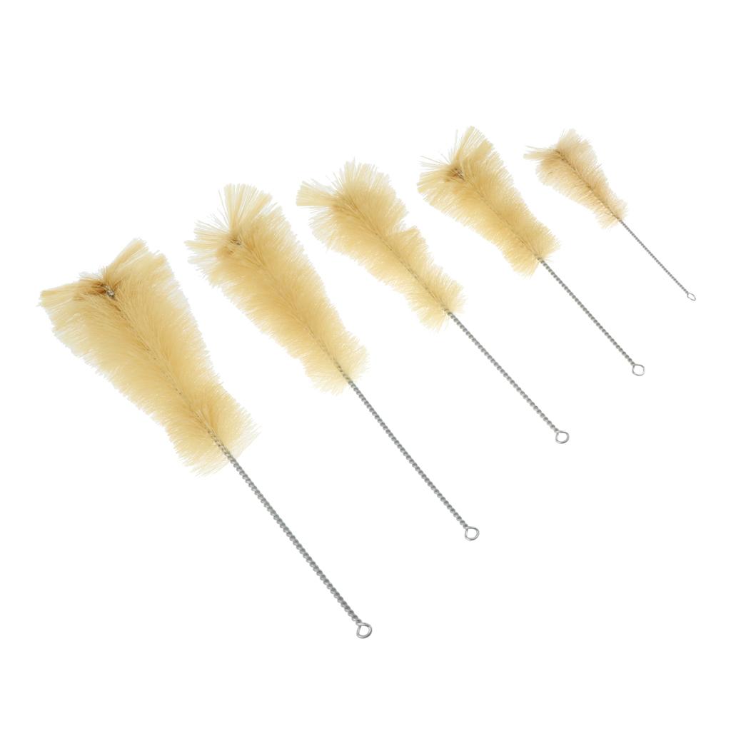 5 Pieces Beaker Brush Cleaner Tool for Lab Supplies for 100ml Beaker