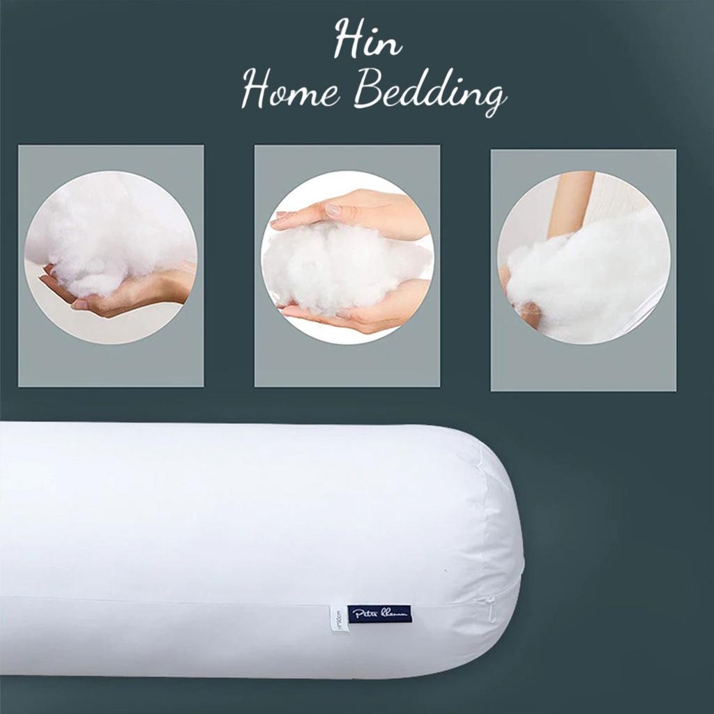 Gối Ôm Hin Home Bedding Gối Ôm Lông Vũ Ruột Gòn Bi  35x100 cm