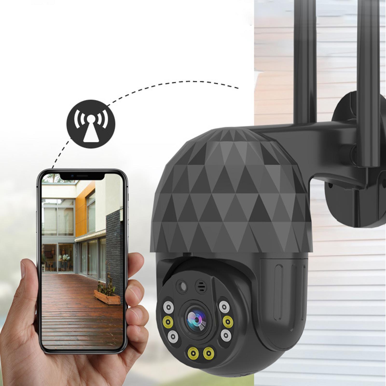 2MP WiFi IP Camera 1920x720  Waterproof Motion Detection for Home