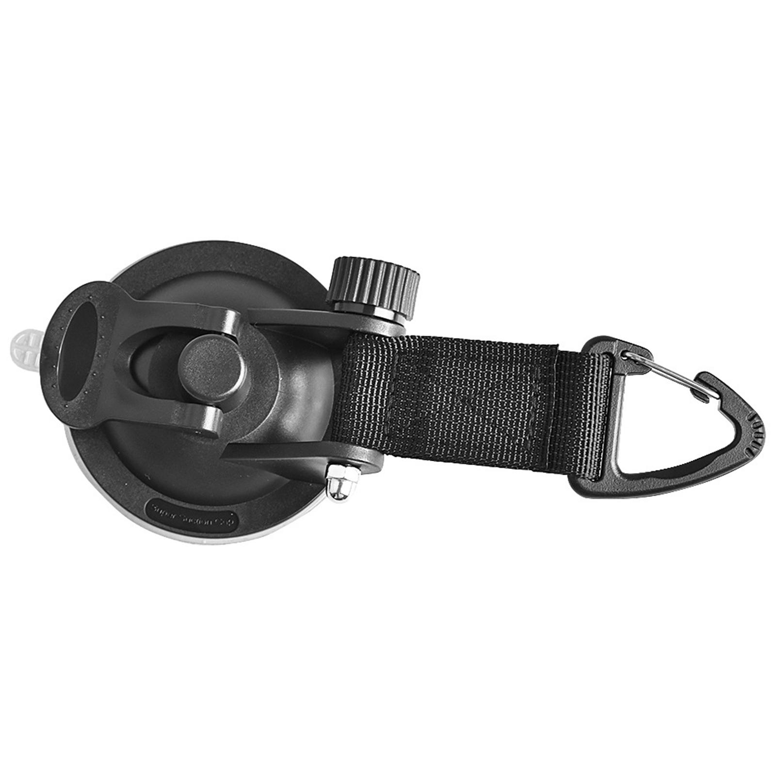 2X Heavy Duty Power Reusable Carabiner Suction Cup Hook Waterproof for