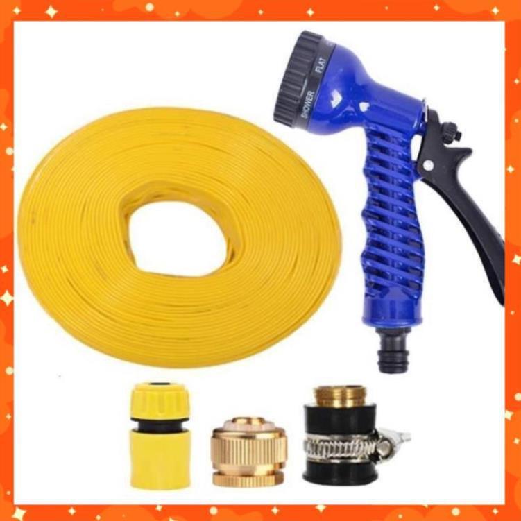 Bộ dây và vòi xịt tăng áp lực nước,rửa xe, tưới cây 7-10m 206843