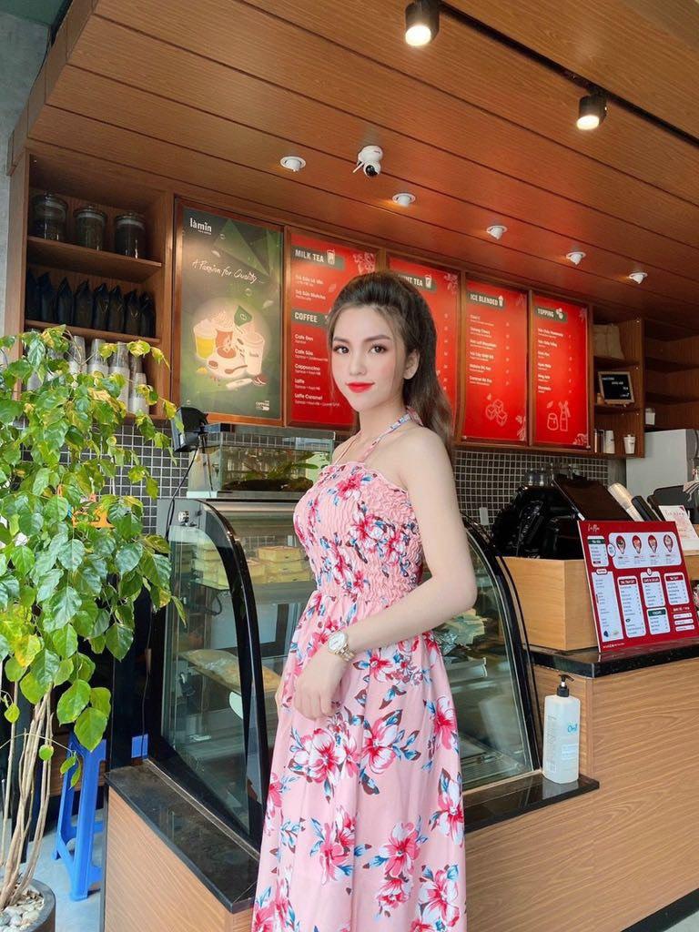 ĐẦM HOA MAXI NHÚN 76122058 [MỎ CHU SHOP