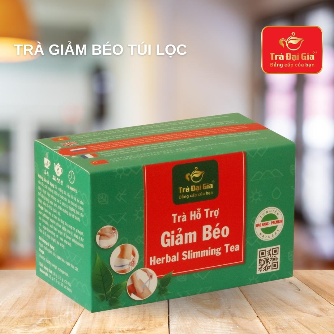 Trà Giảm Béo hộp 20 túi lọc - Trà Đại Gia