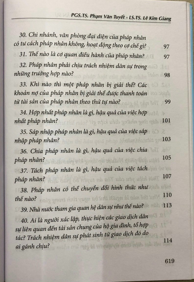 Câu hỏi thường gặp trong lĩnh vực dân sự