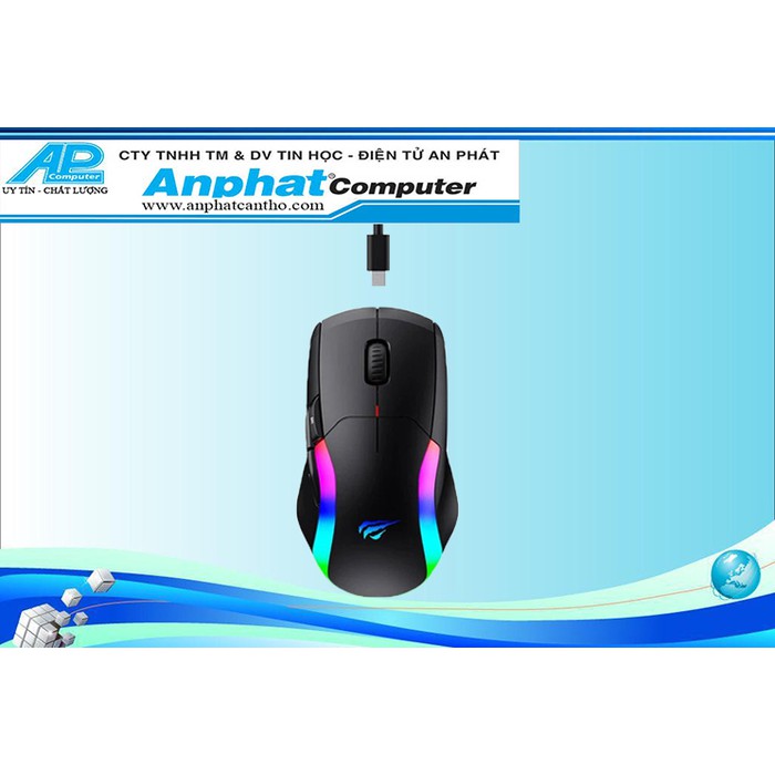 Chuột Gaming Không Dây Havit MS959W RGB - Hàng Chính Hãng