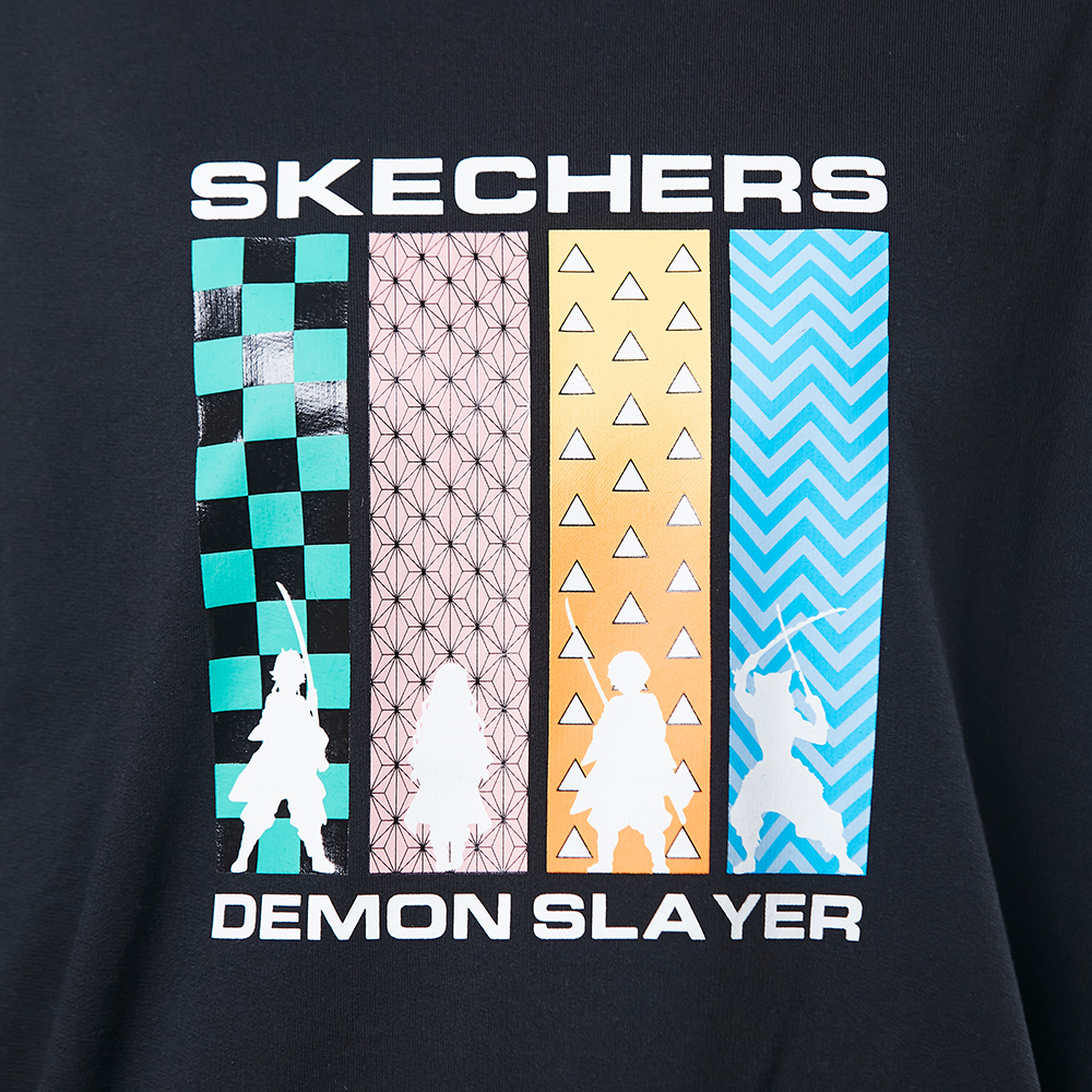 Skechers Unisex Áo Chui Đầu Thường Ngày, Đi Học, Đi Làm Demon Slayer - SL22Q4U316-002K