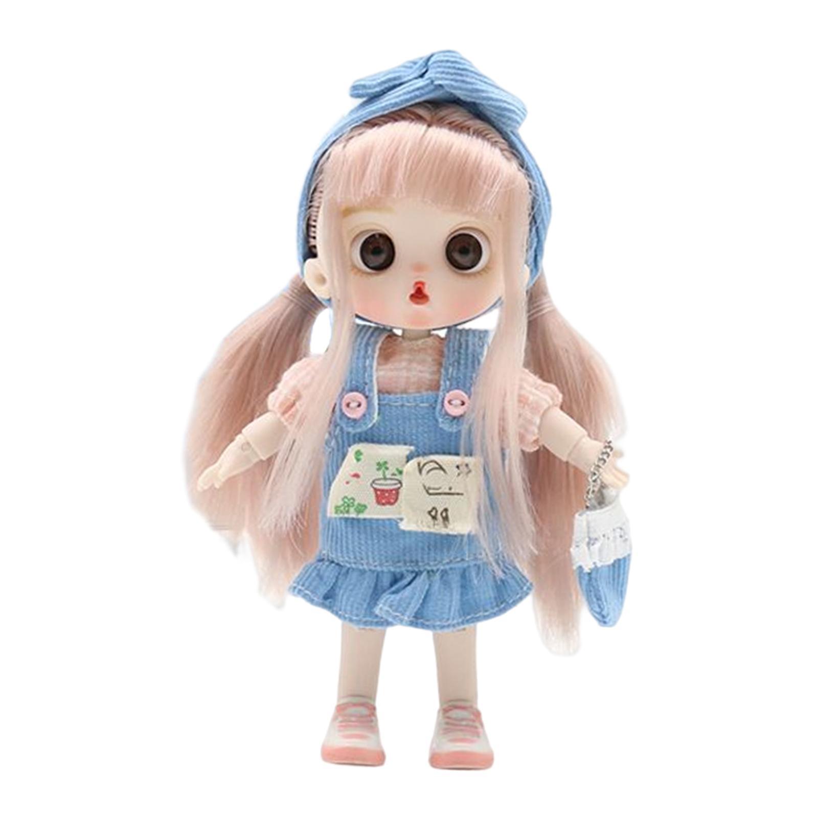 Jointed Girl doll DIY Doll Doll 12 Joints Flexible Ball Jointed Doll for Role Play Party Toy