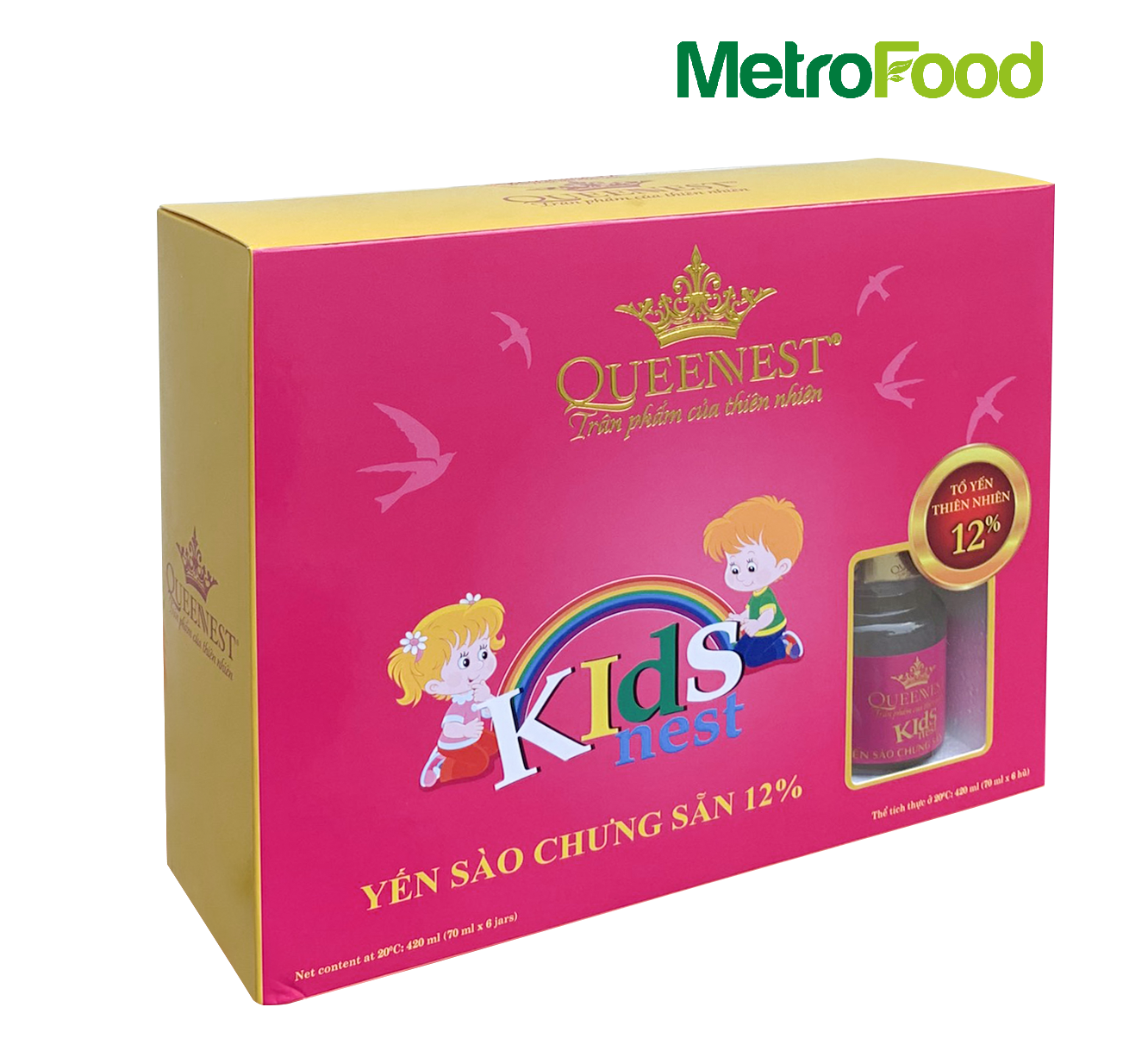 Yến sào chưng sẵn 12% KIDS NEST