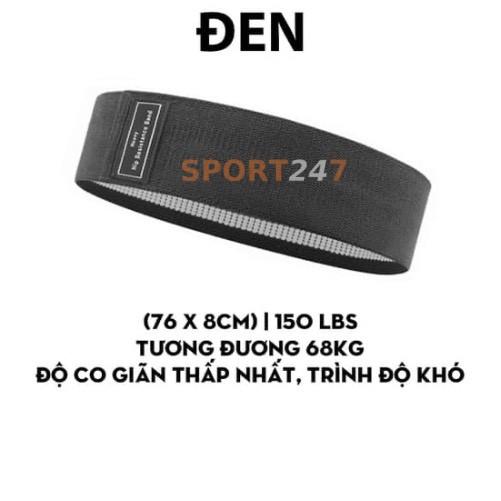 Dây kháng lực tập gym tập mông dây miniband LATEX đàn hồi tập gym đùi, chân, tay