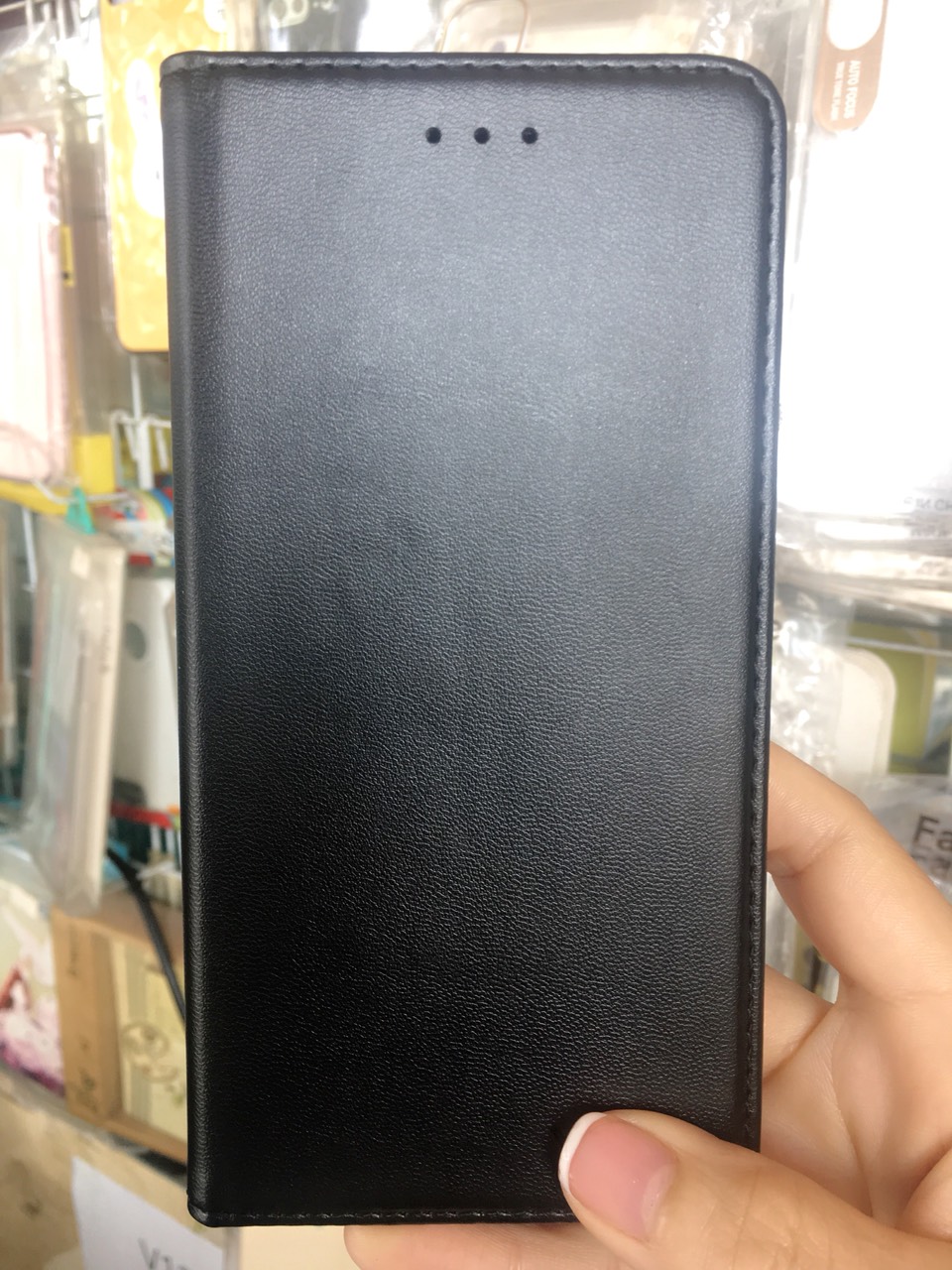 Bao Da Kiêm Ví Cầm Tay cho Iphone 6pLus/6SPlus
