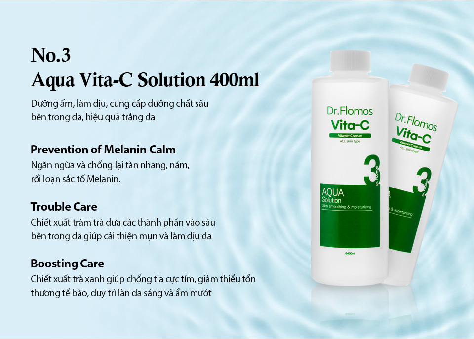 Dung dịch làm sạch da Dr.Flomos VITA-C Solution