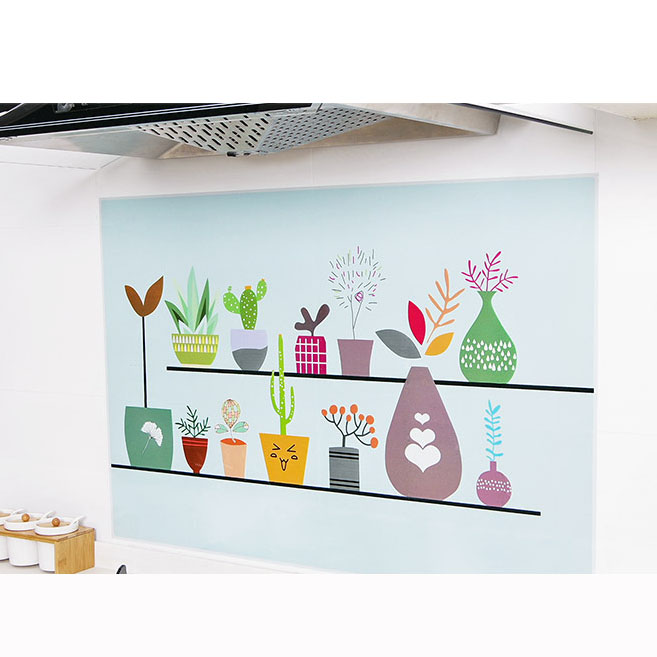 Decal Dán Bếp Chống Dầu Mỡ 90 * 60cm