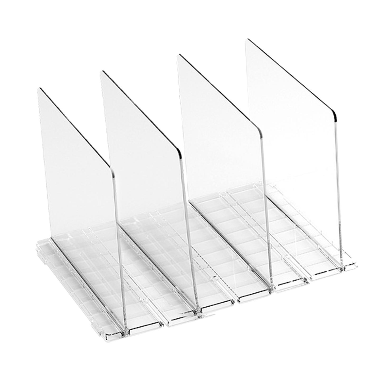 Closet Shelf Dividers Partition Practical Smooth Edges Closets Shelf Separator for Bookcases