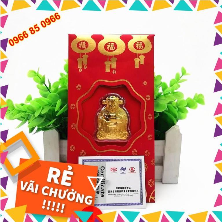 Com bo 50 bao lì xì thần tài làm đồ thờ cúng phong thủy