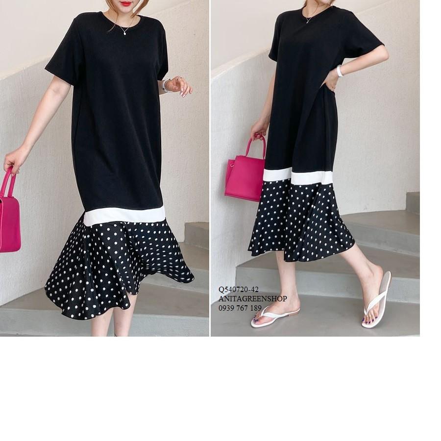 Q540720 ĐẦM THUN SUÔNG ĐUÔI CÁ