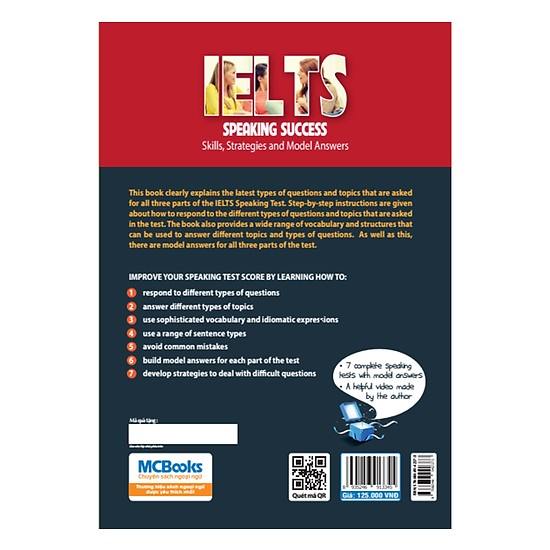 Ielts SpeakingSuccess: Skills Strategies and Model Answers (Bộ Sách Ielts Mike) (Tặng Bookmark PL)