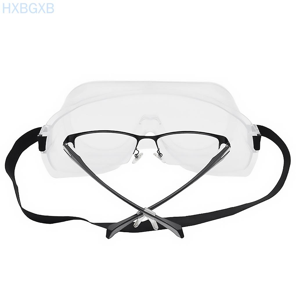 Adjustable Head Strap Goggles Shock Proof Anti-dust Anti-fog Clear Lens Glasses Chemical Lab Eyewear