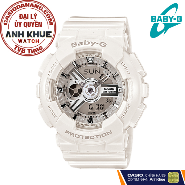 Đồng hồ nữ dây nhựa Casio Baby-G chính hãng BA-110-7A3DR