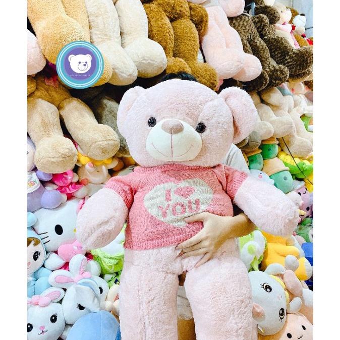 Gấu bông - Gấu teddy mặc áo len - Gấu Bông Hana