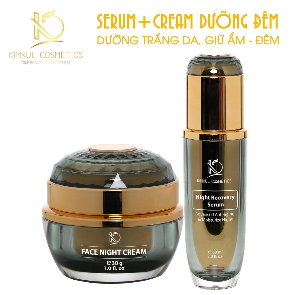 Set chăm sóc da dưỡng trắng giảm lão hóa KimKul giúp dưỡng trắng da xóa nếp nhăn vết thâm xạm