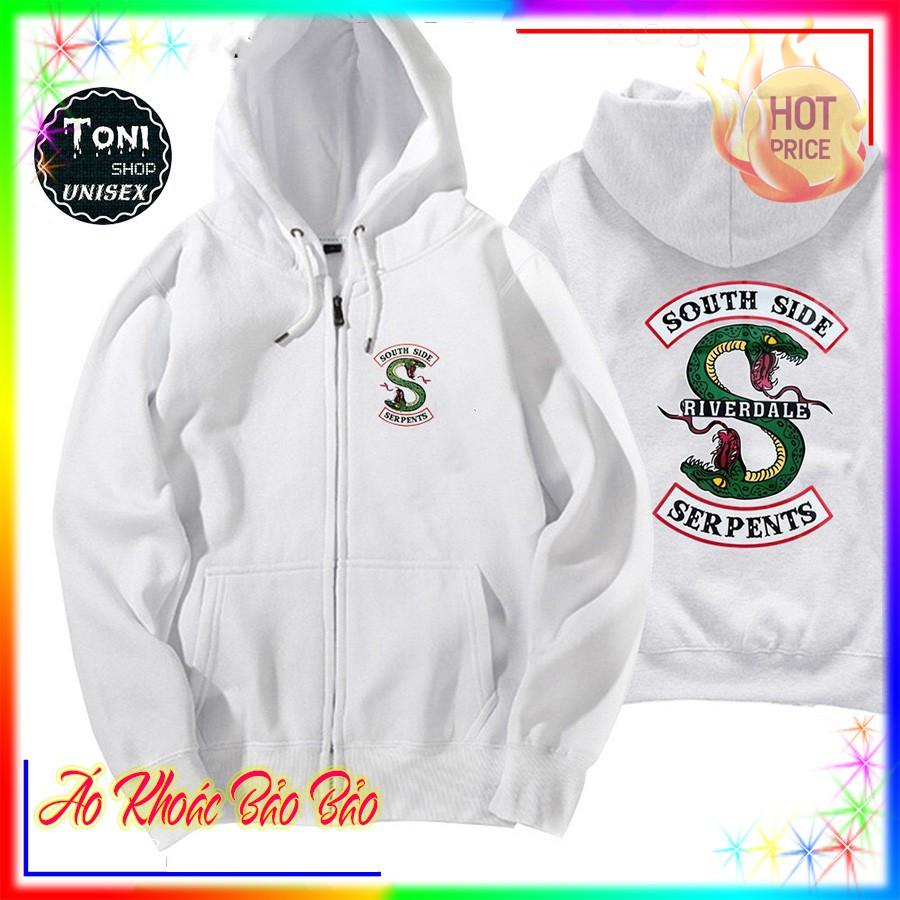 ÁO HOODIE - ÁO KHOÁC NỈ NGOẠI Dây Kéo (HD1640 - Rắn Hai Đầu) (Bảo Bảo Store