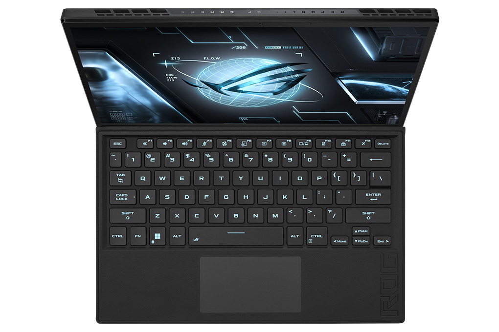 Laptop Asus Gaming ROG Flow Z13 GZ301Z i7 12700H/16GB/512GB/4GB RTX3050/120Hz/Touch/Pen/Túi/Win11 (LD110W) - Hàng chính hãng